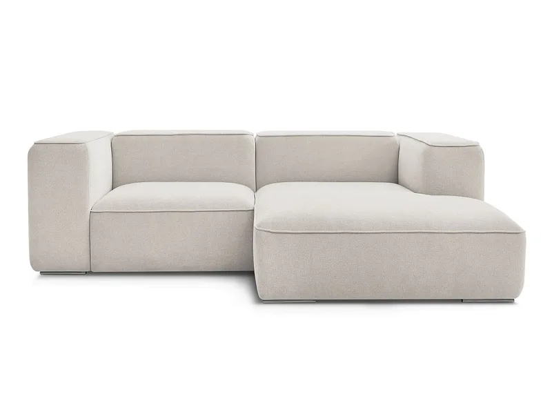 Ecksofa BOBOCHIC ZEPHYR Stoff mit Textur beige