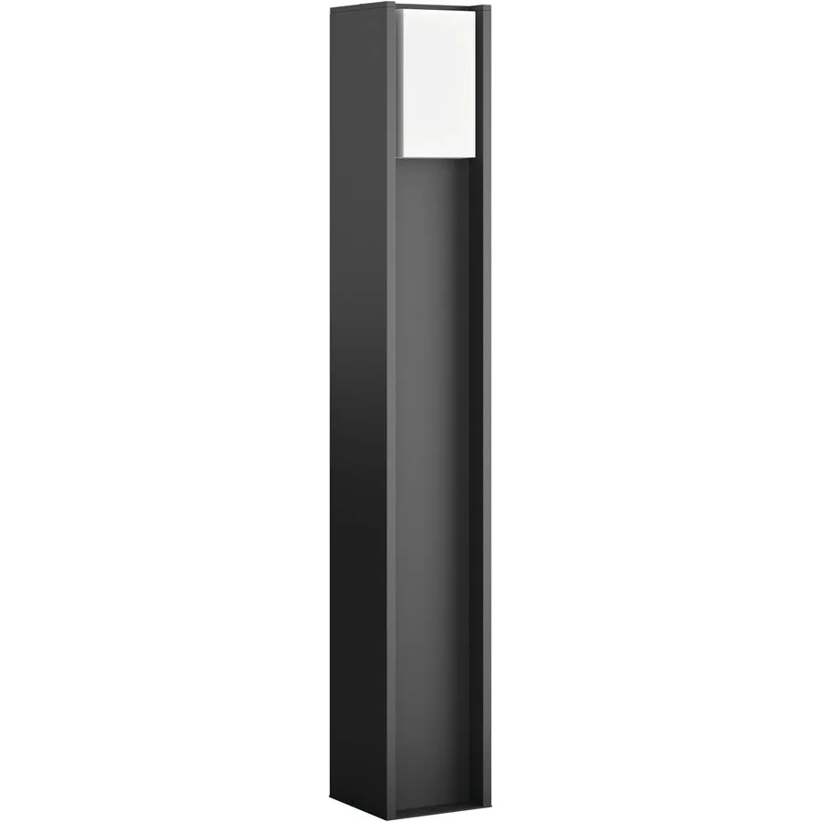Stehlampe aussen Philips Hue Grau Aluminium/Kunststoff 12.1 cm 80.2 cm - LED - Lichtfarbe: Extra warmweiss - LED Energiesparlampen