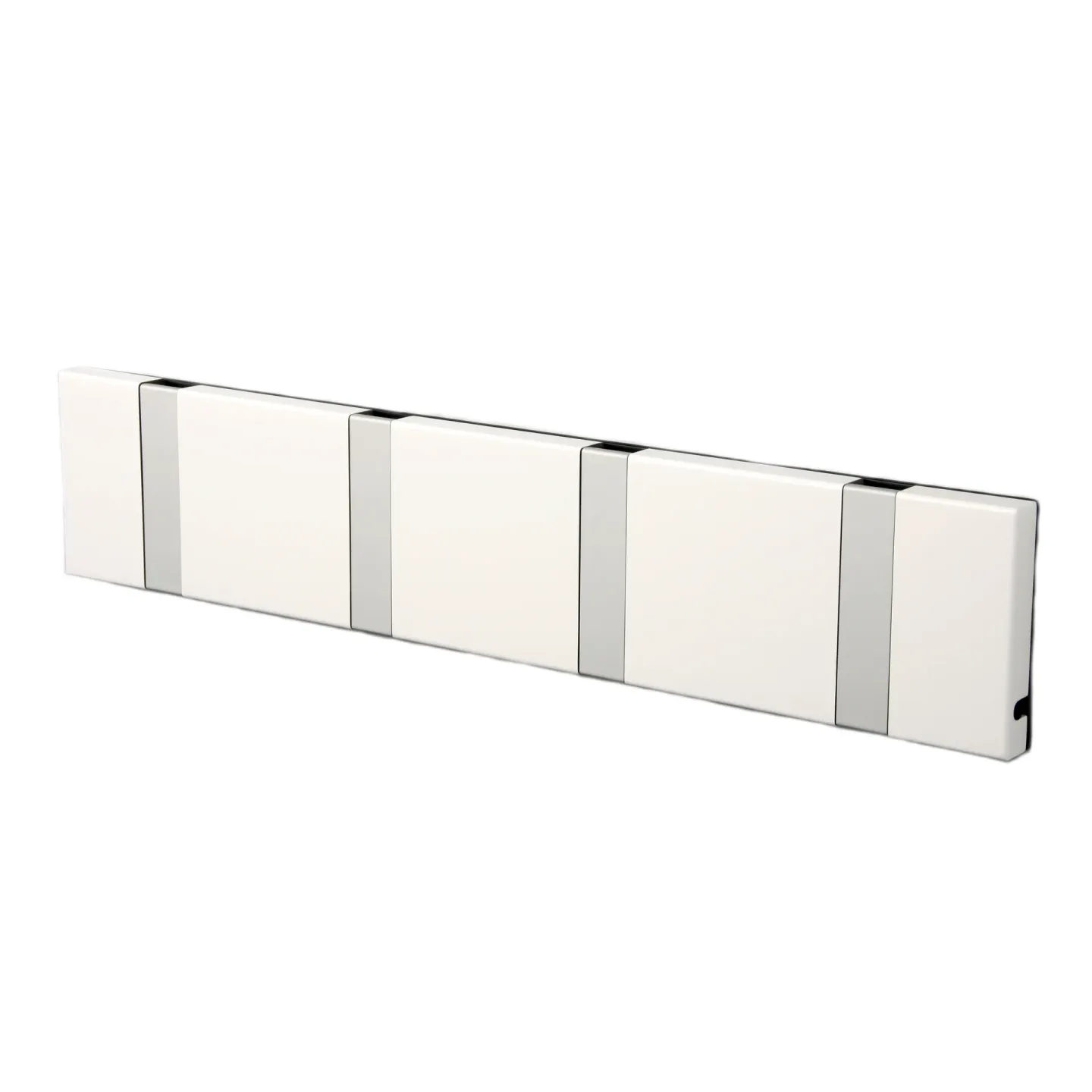LoCa Loca Knax Garderobenleiste 40cm Weiß-grau