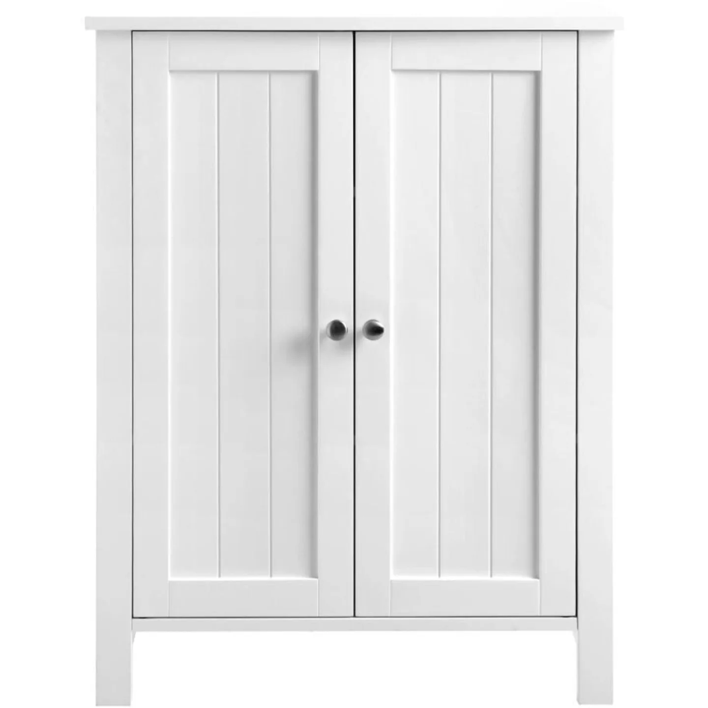 Badmöbel VASAGLE Weiss B 60 T 30 H 80 cm - Material: Holz - Badmöbel