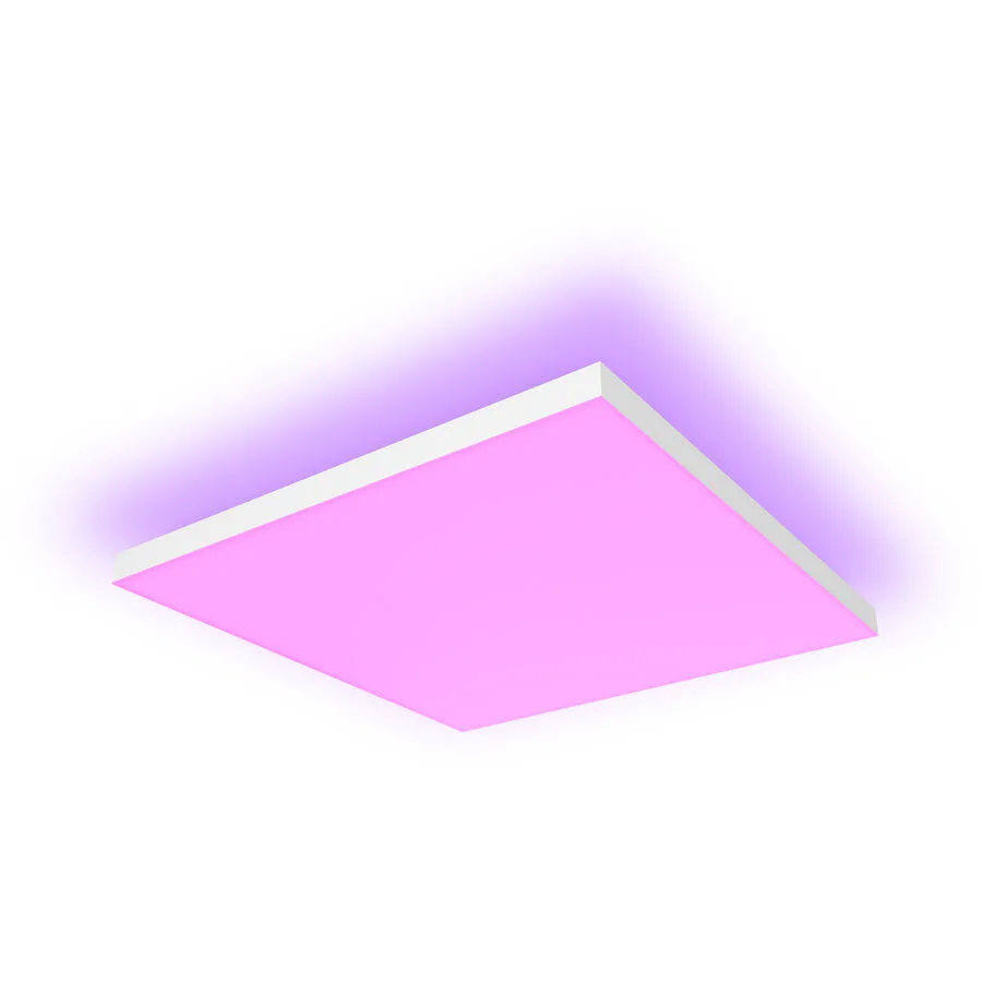 Deckenlampe Philips Hue Weiss Aluminium 60 cm 60 cm - LED - Lichtfarbe: Extra warmweiss - Helles Neutralweiss - LED Energiesparlampen