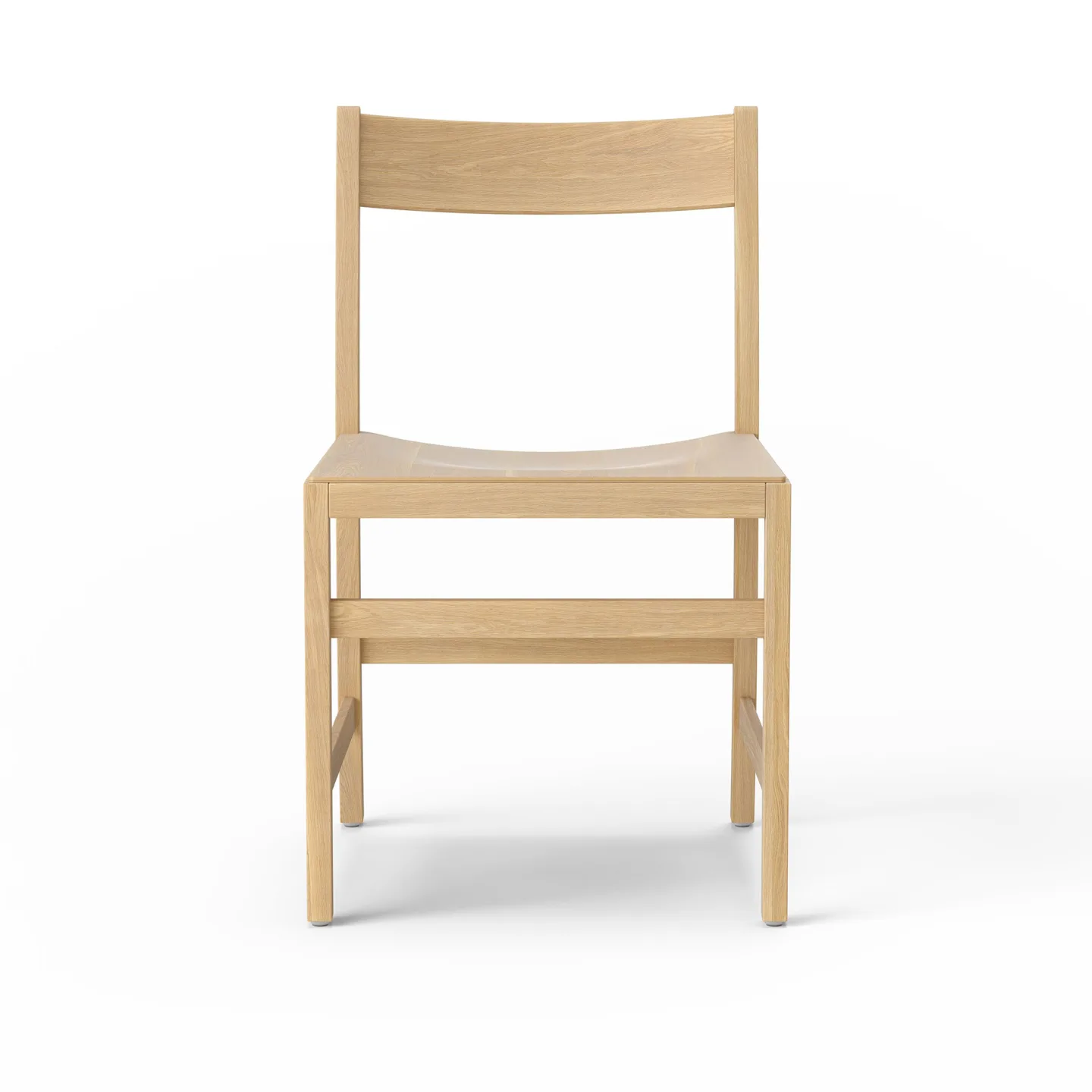 Massproductions - Waiter XL Chair, Natural Oak, Utan klädsel - Matstolar - Chris Martin - Träfärgad - Trä