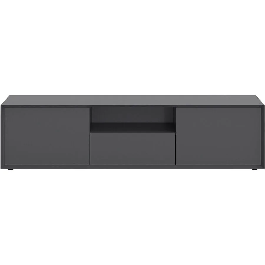 Lowboard Sleek anthrazit MDF B 179 H 45 cm