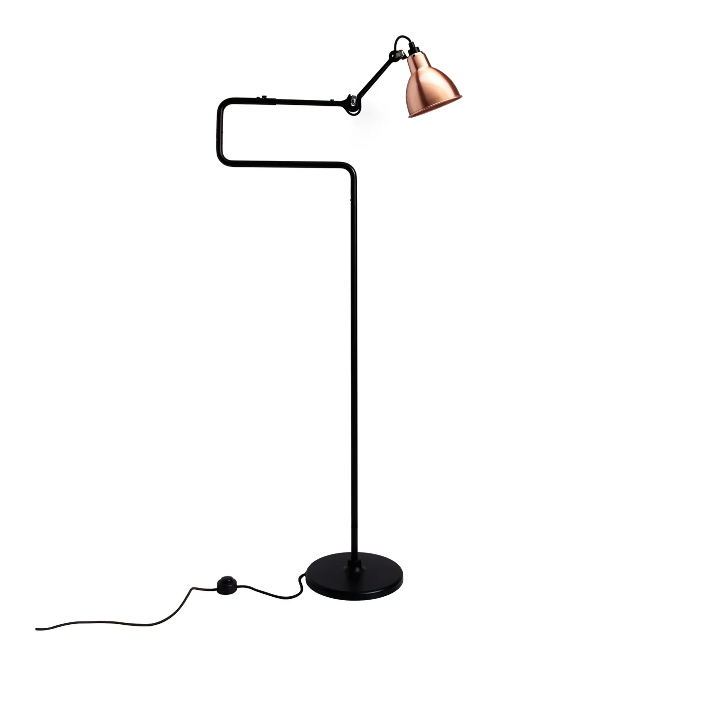 DCWéditions - Lampe Gras No411 - Round, Koppar - Läslampor - Bernard-Albin Gras - Koppar