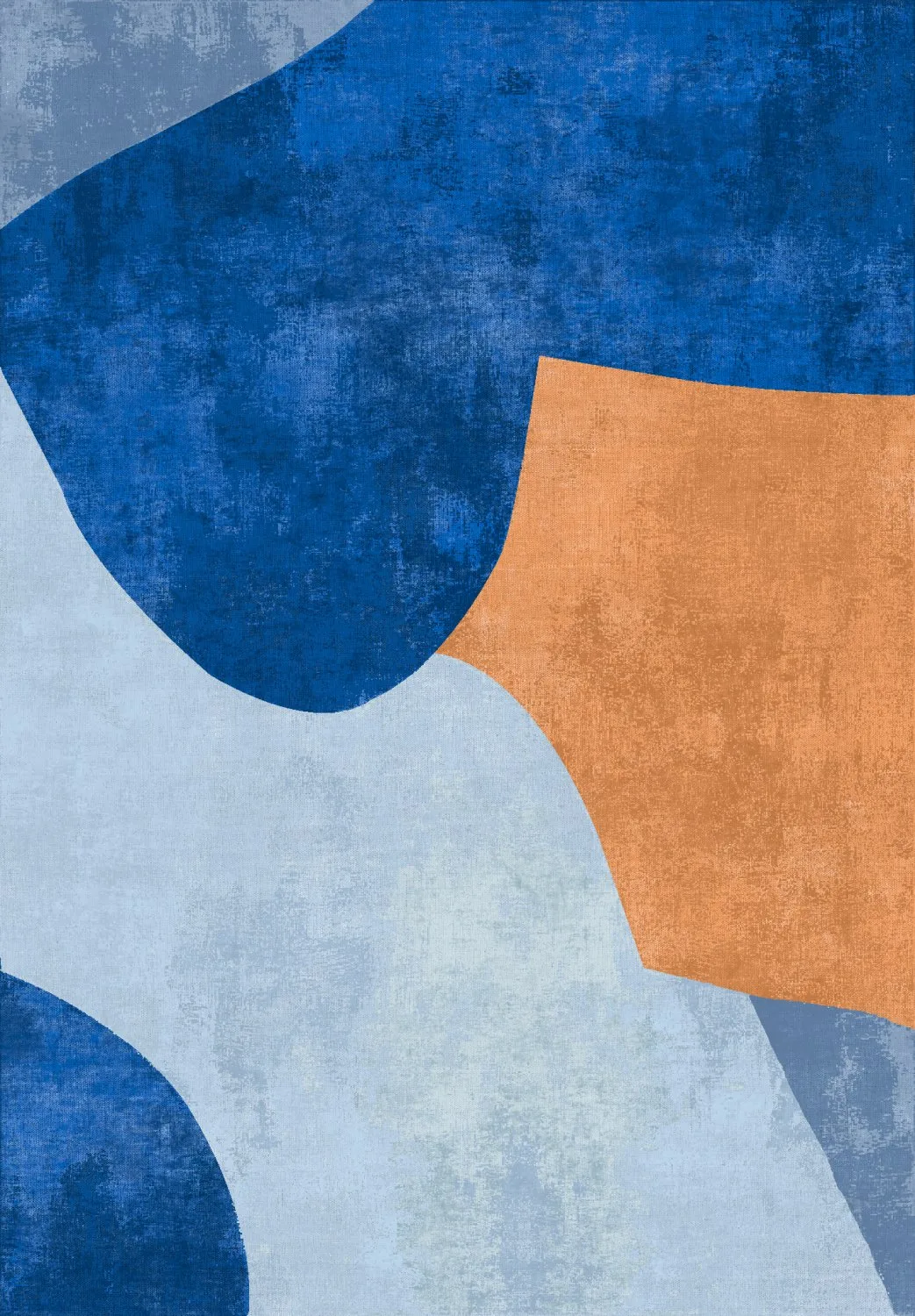 Wilton-teppe - Lazio (blå) (Størrelse: 240 x 340 cm)