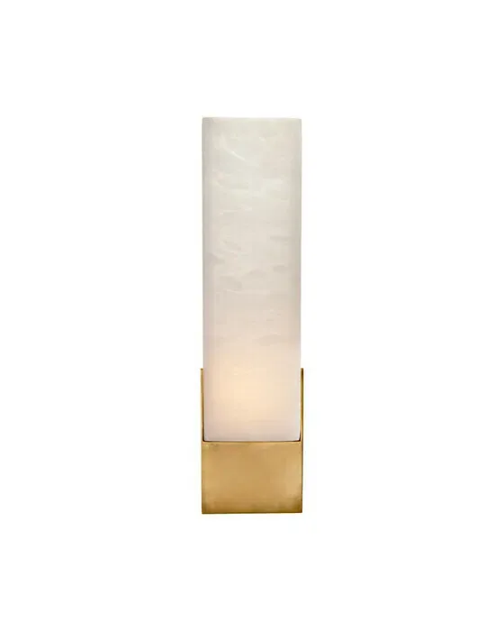 Covet Tall Box Bath Sconce Antique-Burnished Brass