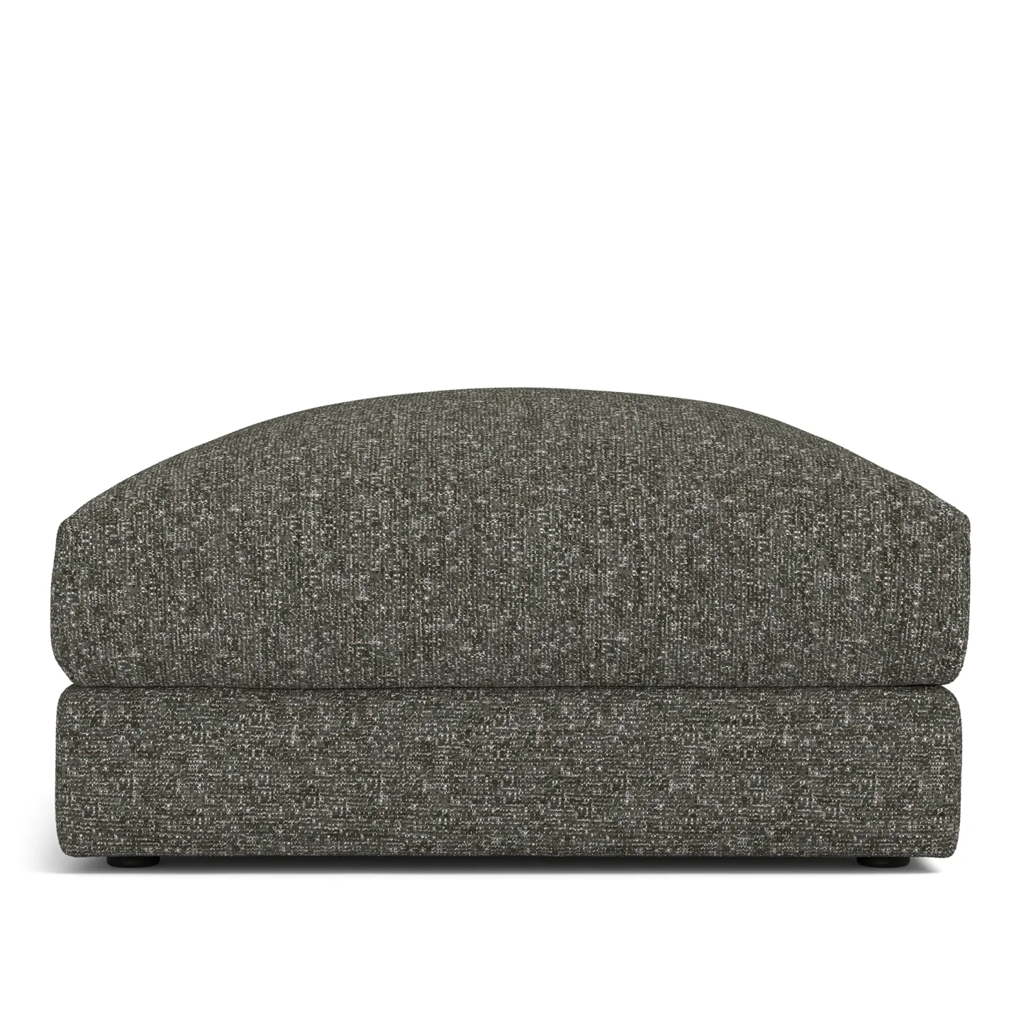 NOGA - Pavarotti Ottoman Lucinasco 06 Fixed Upholstery - Fotpallar - Dun/Metall/Trä/Skum