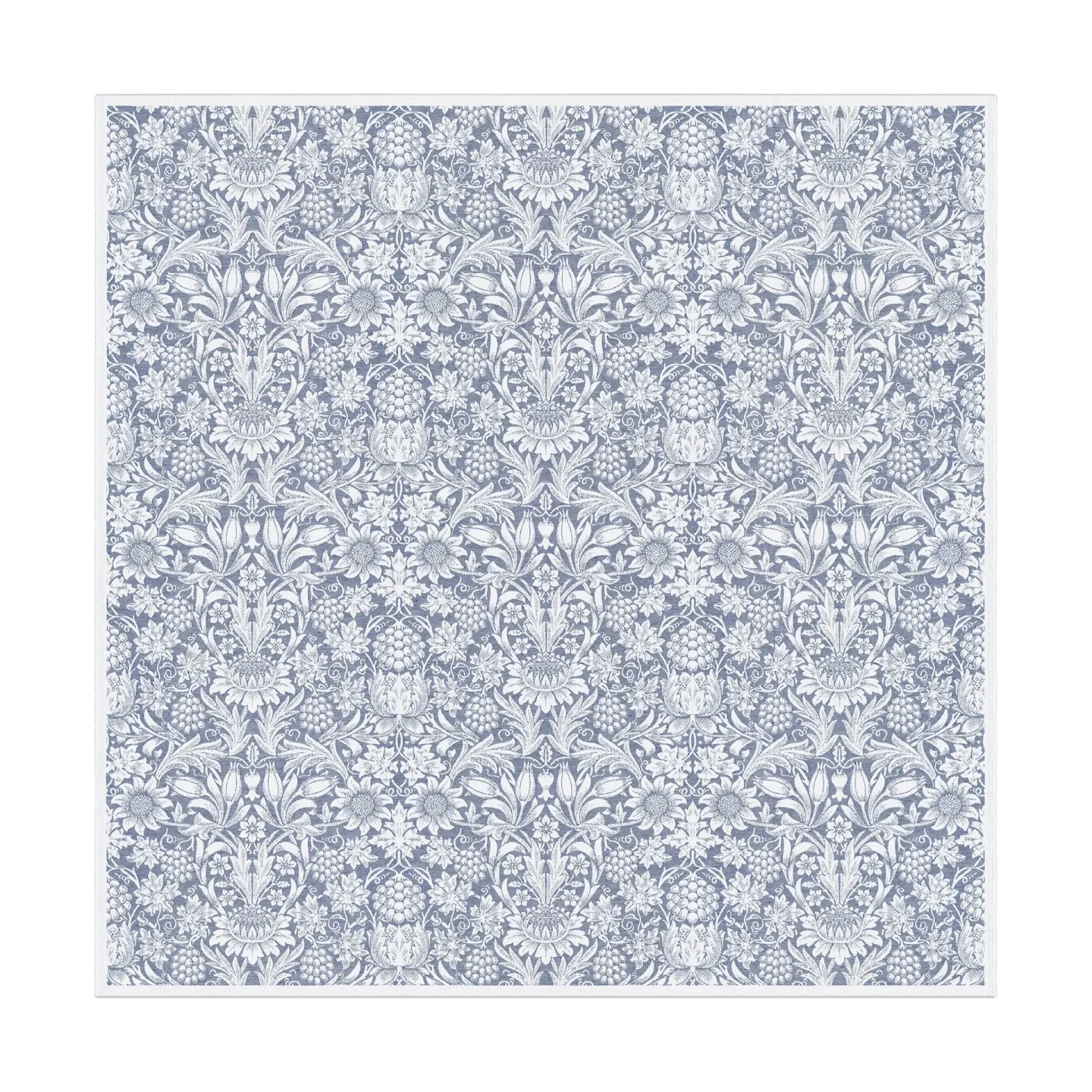 Ekelund Linneväveri Sunflower Tischdecke 150x150 cm Blau
