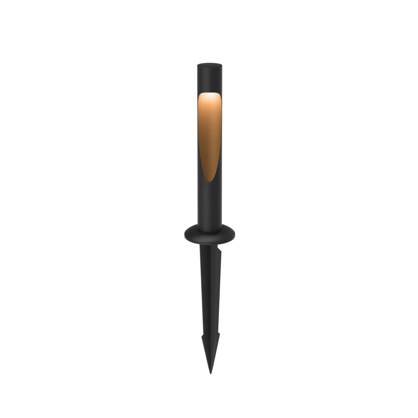 Flindt Sockellampe 827 schwarz, Erdstück 24V - Louis Poulsen - Design - Aluminium - Einflammig