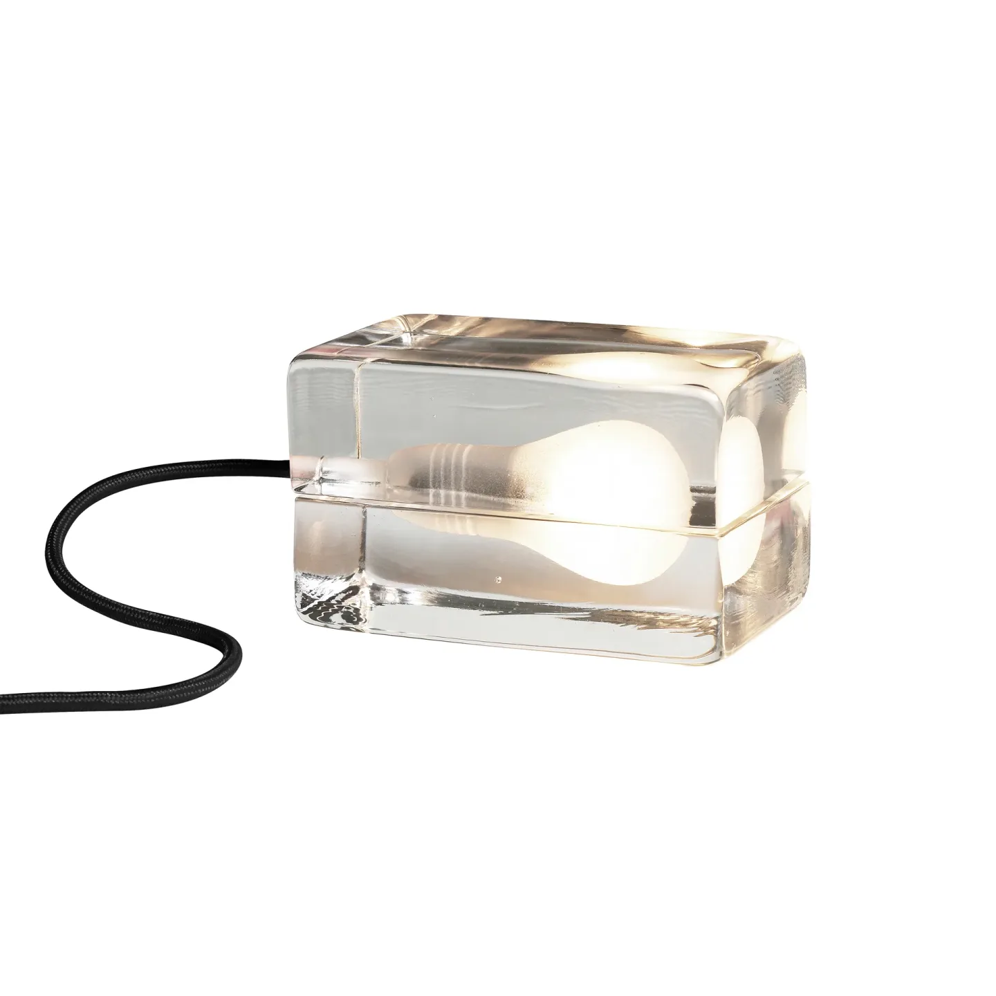 Design House Stockholm Block Lamp bordslampa svart sladd