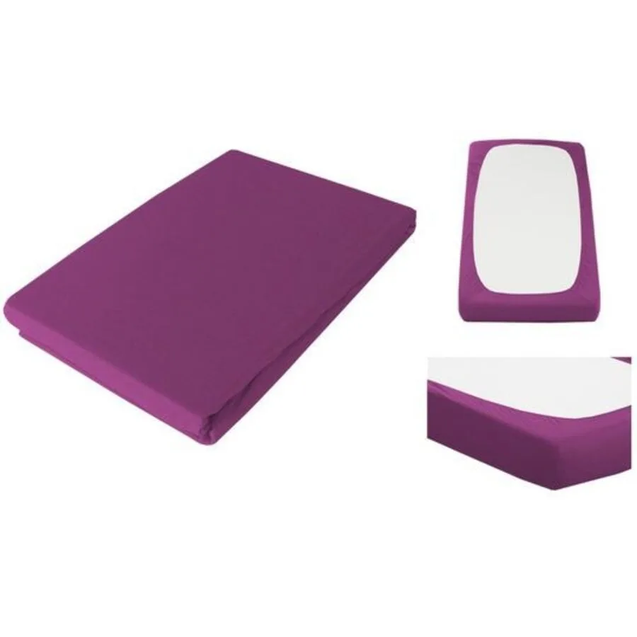 Living Home Fixleintuch Frottee Fix Viola Baumwolle/Polyamid 90 x 200 cm - Material: 80% Baumwolle, 20% Polyamid