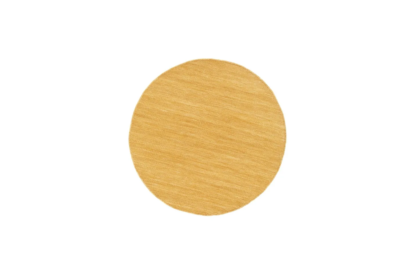 Birka Ullmatta Rund 240 cm - Gul