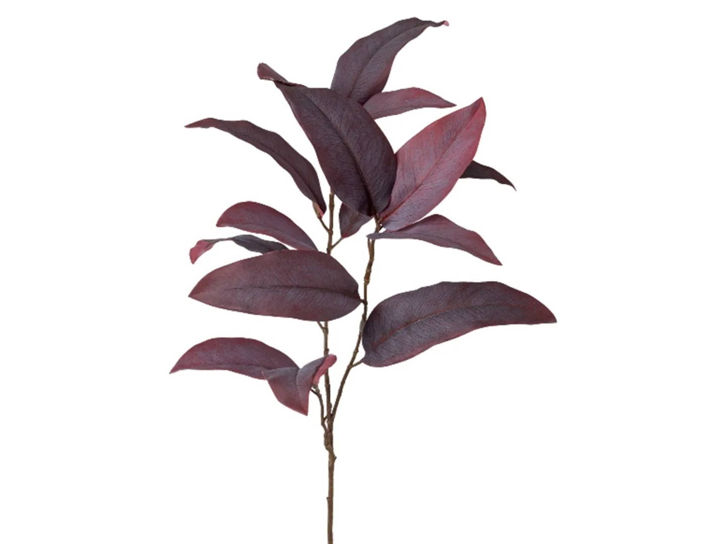 Gasper Kunstblume Eukalyptus Bordeaux H: 88 cm | Schubiger Möbel