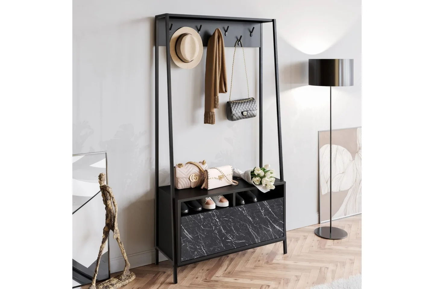Imoveis Hallmöbelset 30 cm - Svart