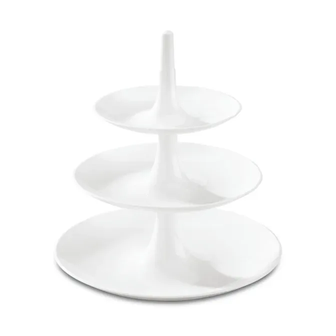 Koziol Babell Kuchenteller Etagenteller L Cotton white