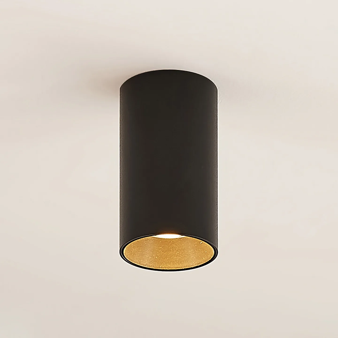 Dilana Deckenleuchte Black/Gold - Arcchio Brinja - Flurbereich - Modern - Aluminium - Rund