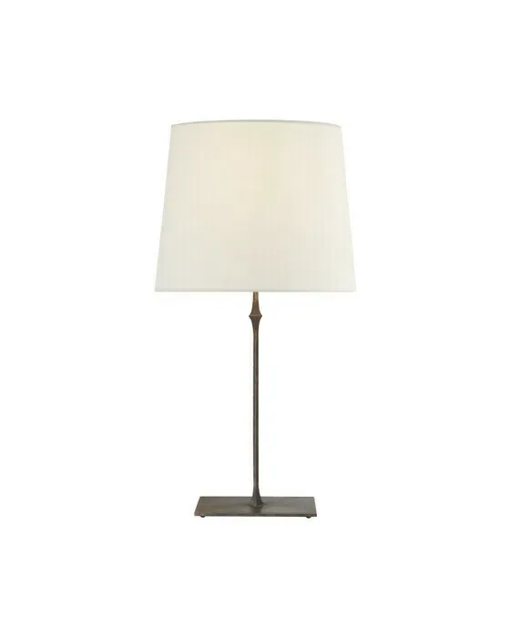 Dauphine Table Lamp Black/Linen