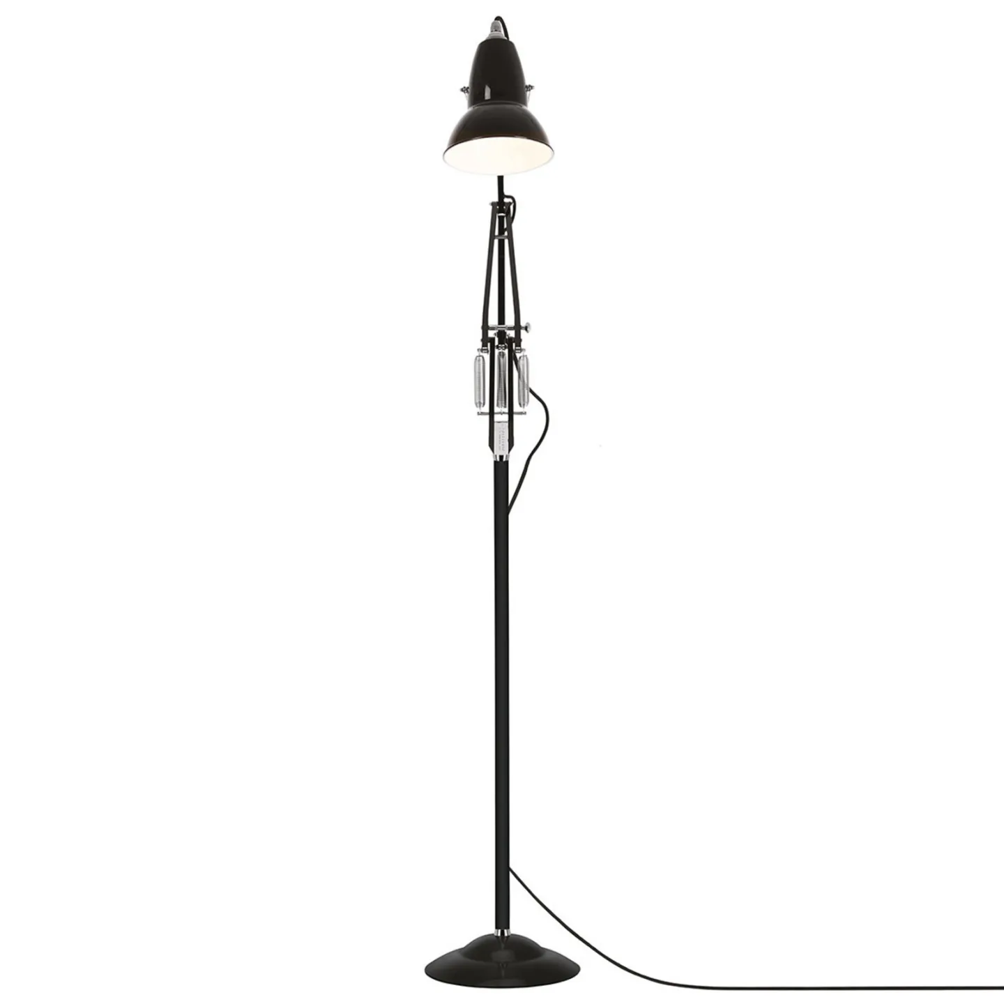 Original 1227 Stehleuchte Jet Black - Anglepoise - Wohnzimmer - Industrielles Design - Metall - Einflammig