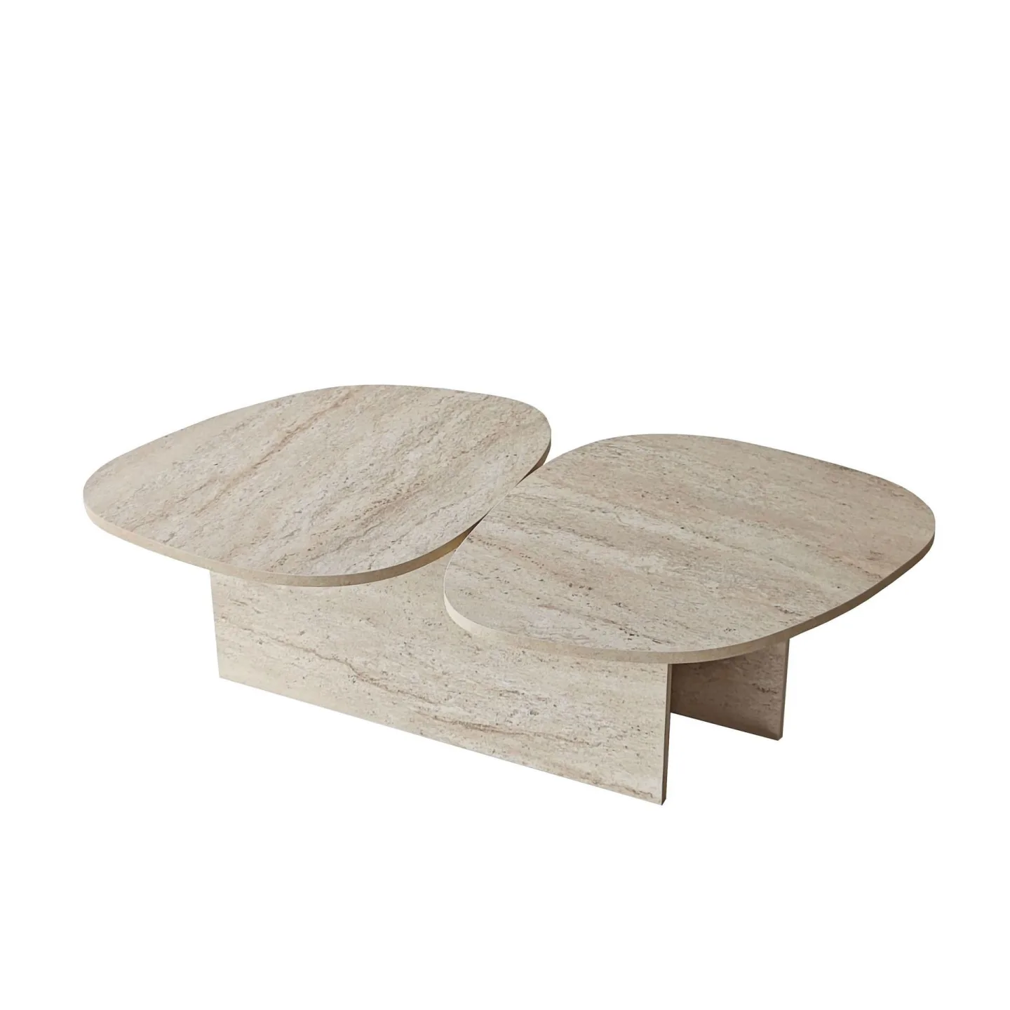 Sovranor Soffbord 125 cm - Travertin