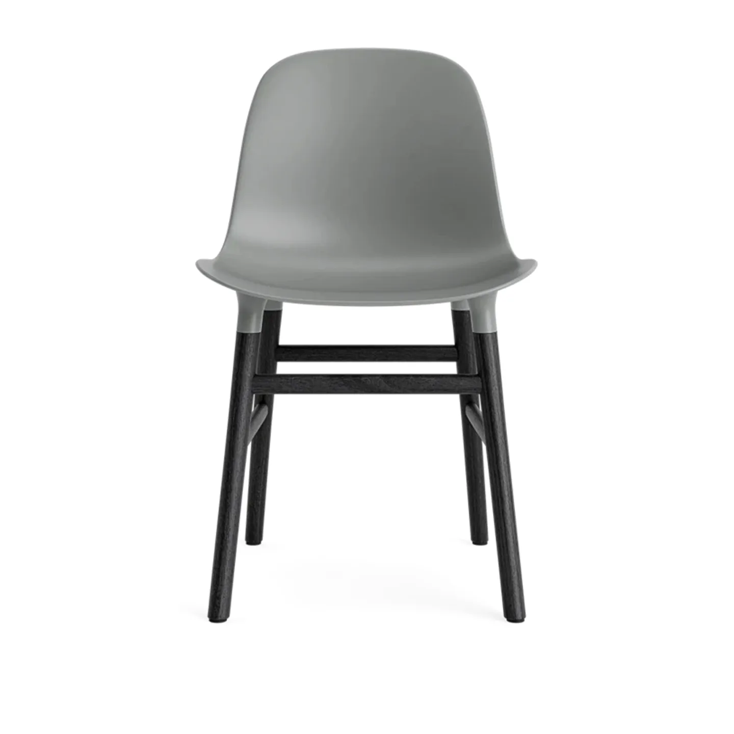 Normann Copenhagen - Form Chair Black Oak Grey - Matstolar - Simon Legald - Grå - Trä/Plast