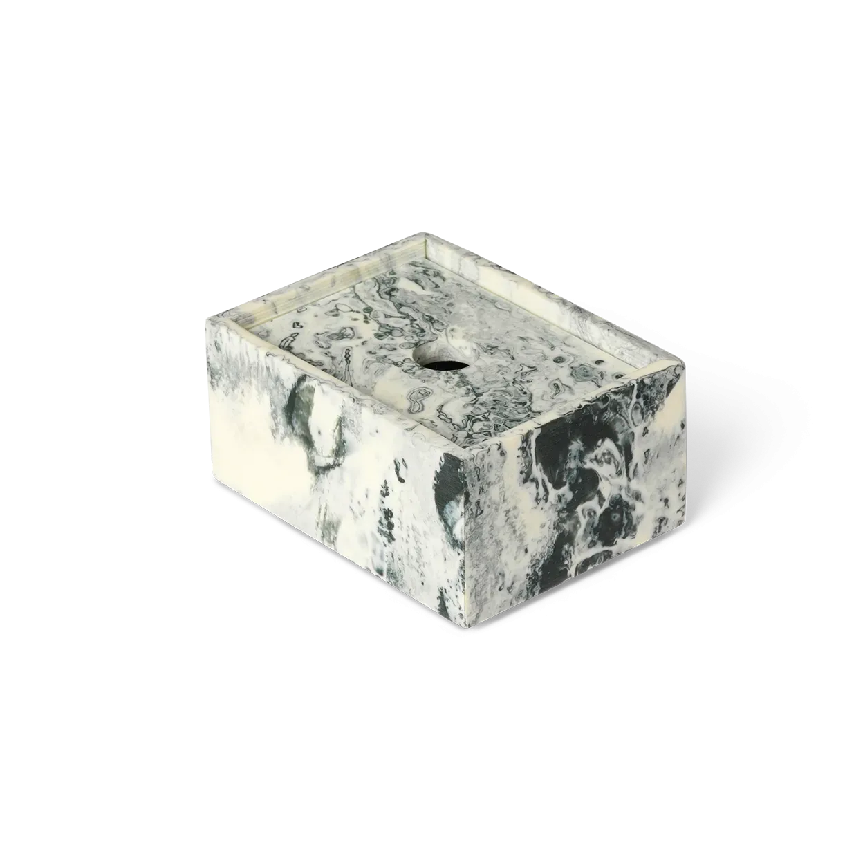 Ferm Living Mist Aufbewahrungsbox 7,5x10 cm Emerald-off white