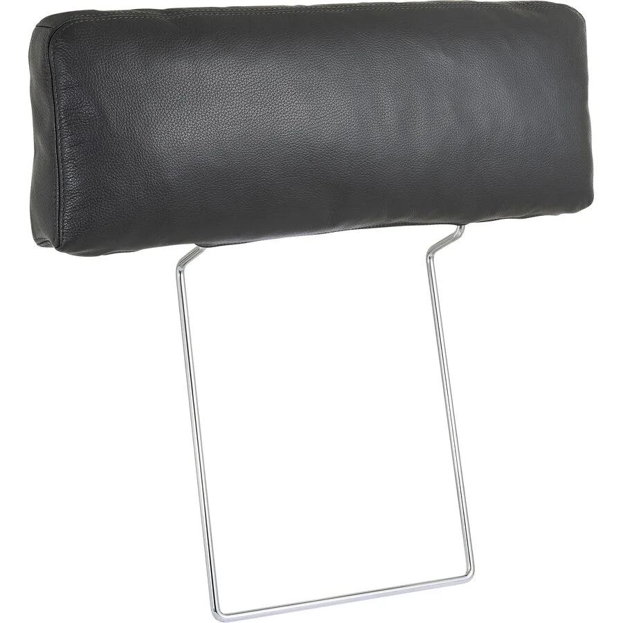 Kopfstütze Devin anthrazit Echtleder B 70 cm