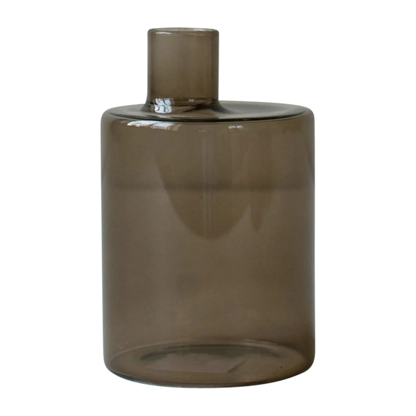 DBKD Pipe Glasvase brown Small
