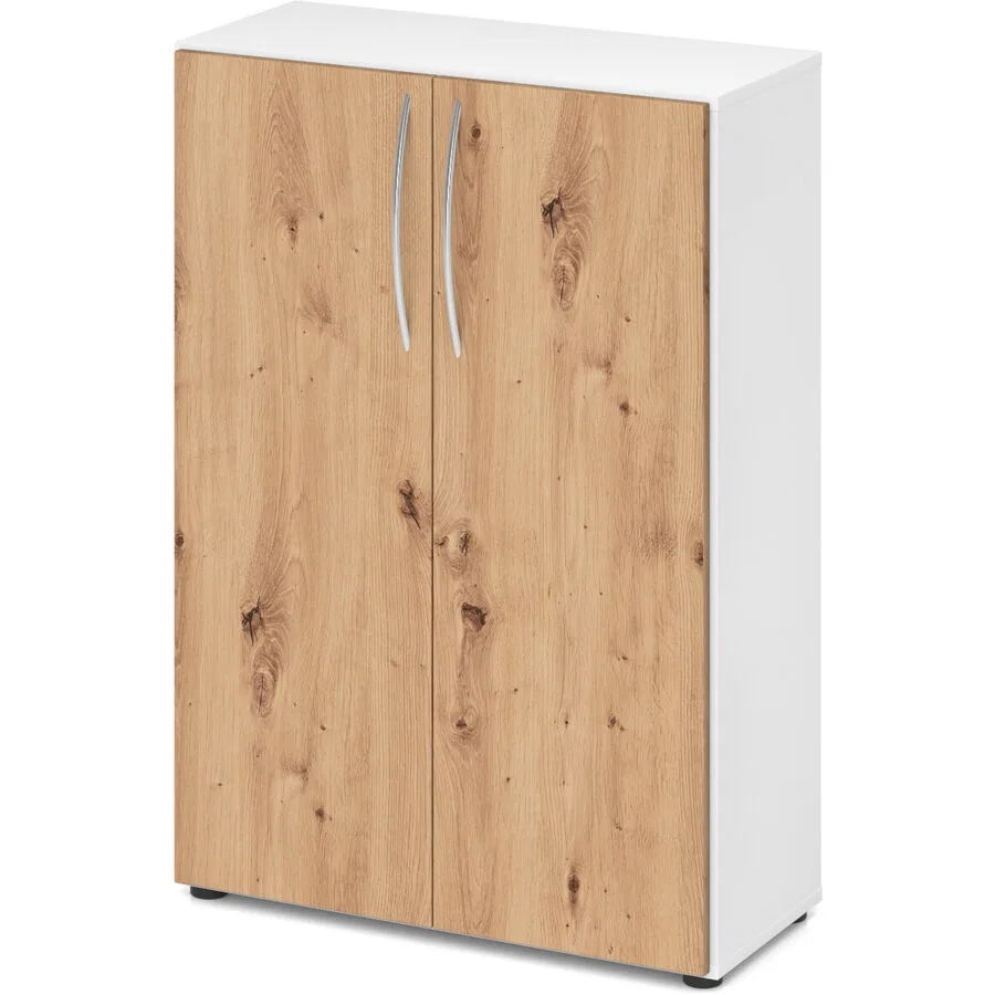 Aktenschrank Office pure weiss Holzwerkstoff B 80 cm