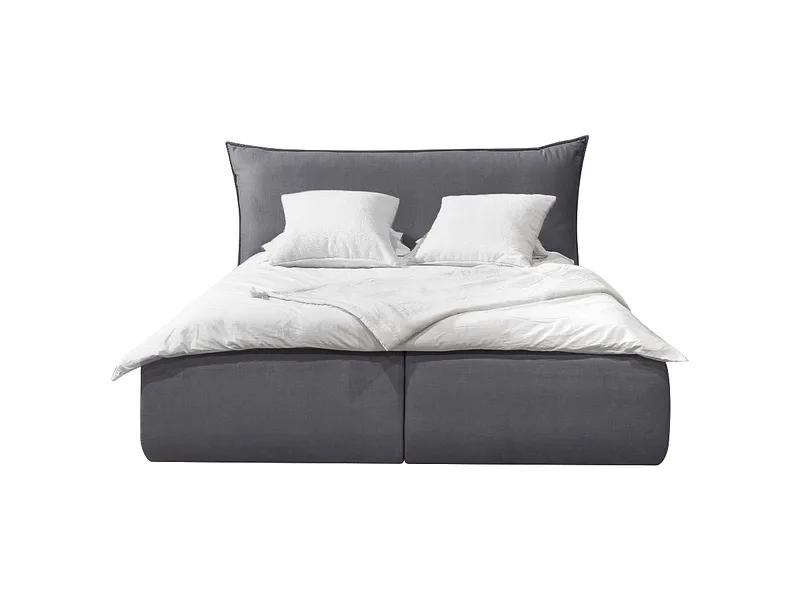 Kastenbett BOBOCHIC JADE 180x200cm samt dunkelgrau
