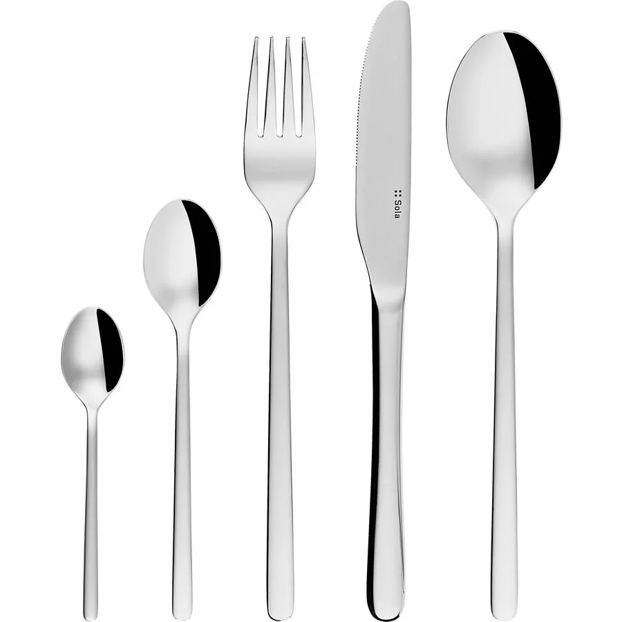 Sola Besteck-Set 30-tlg. Manhattan chrom Chromnickelstahl 18/10 30 Stk