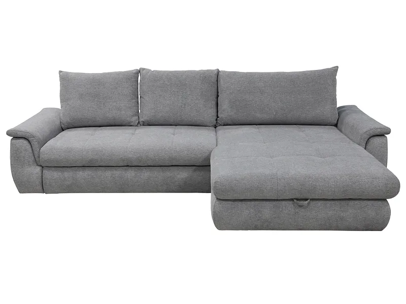 Ecksofa SARANA Stoff hellgrau