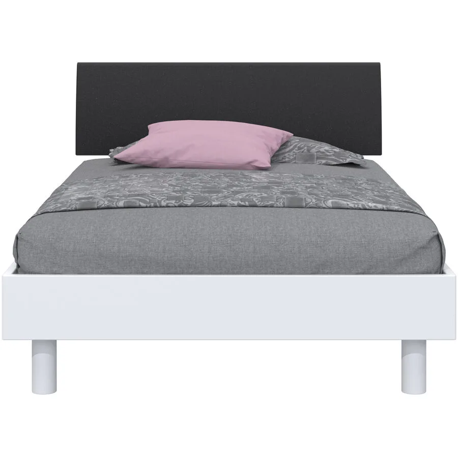 Bett Smart Weiss MDF 120 x 200 cm