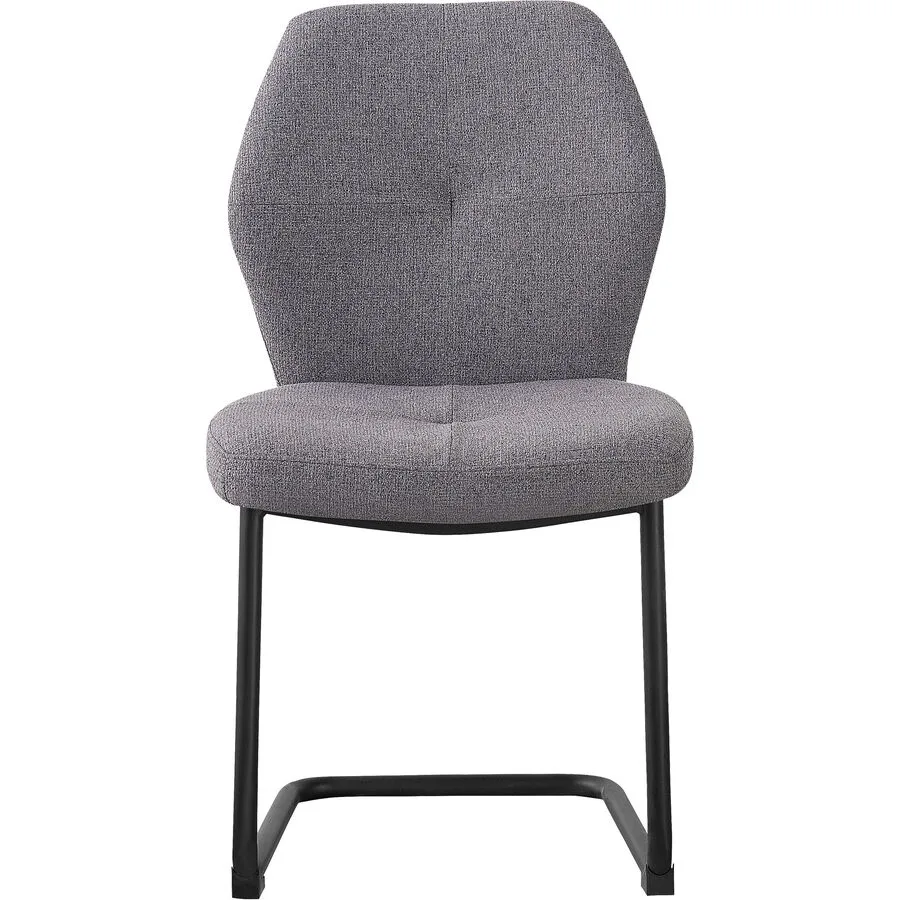 Stuhl Oslos grau Polyester