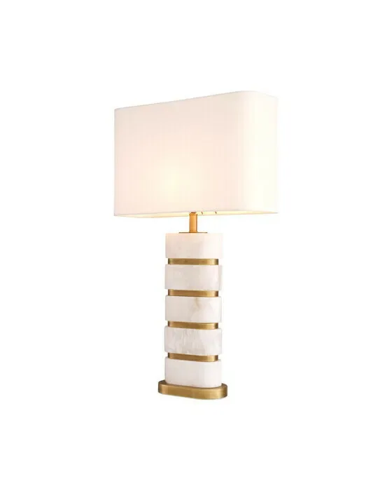 Newall Table Lamp Alabaster