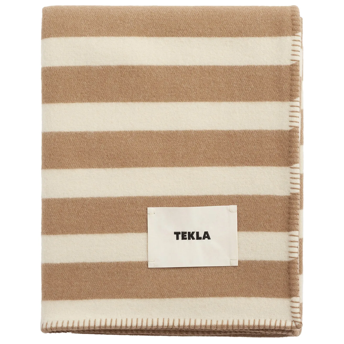 Tekla - Blanket Stripes Hereford Stripes - Plädar och filtar - Brun - Bomull