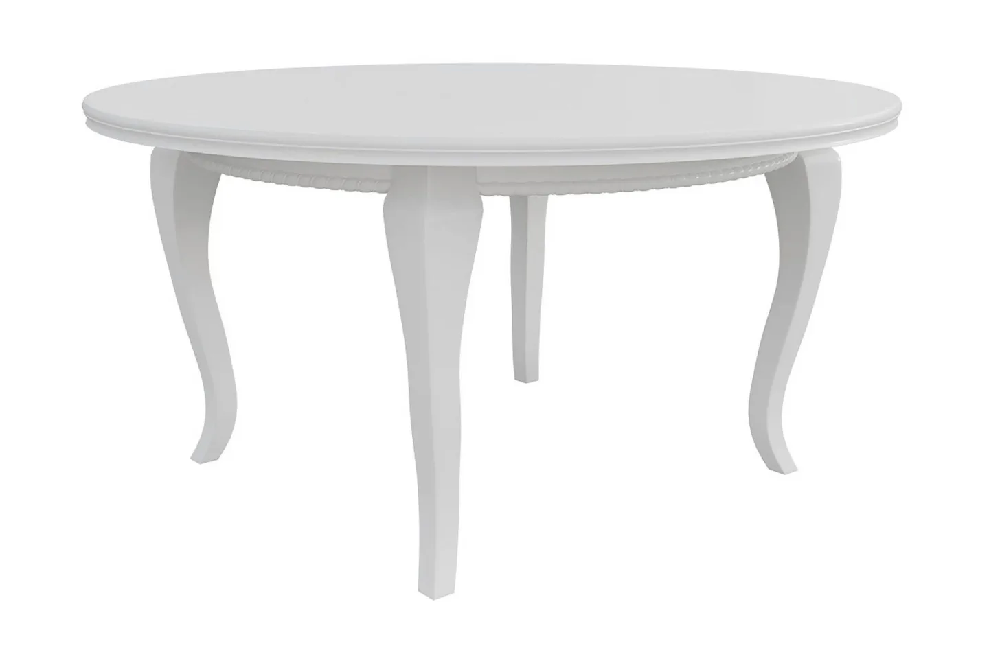 Tabell Förlängningsbart matbord 150 cm - Vit