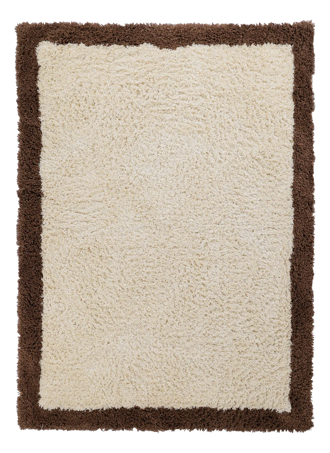 Ryetepper - Sagres Natural Cotton Shaggy (offwhite/brun) (Størrelse: 160 x 230 cm)