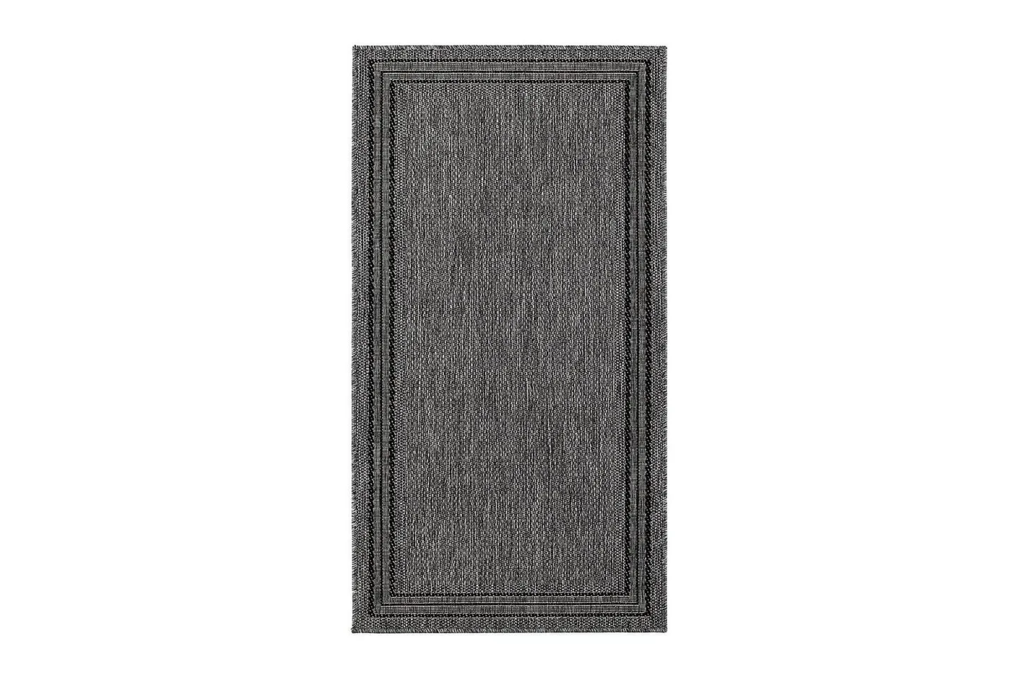 Madrid Frame Matta 80x340 cm Flatvävd - Antracit