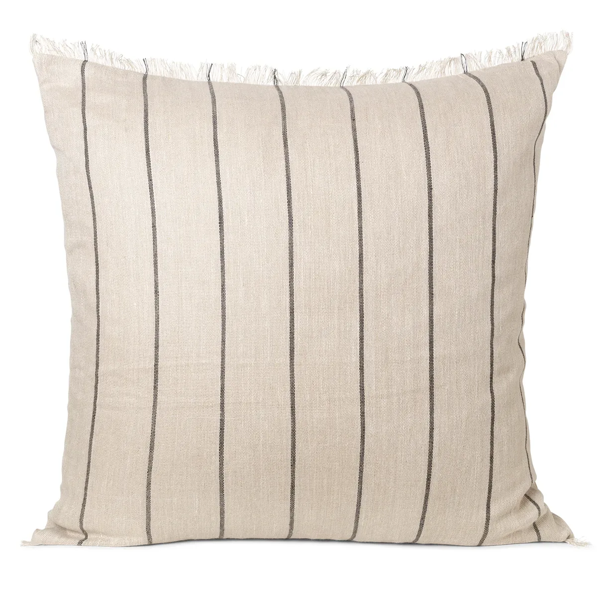 Ferm Living Calm kudde camel-black 78x78 cm
