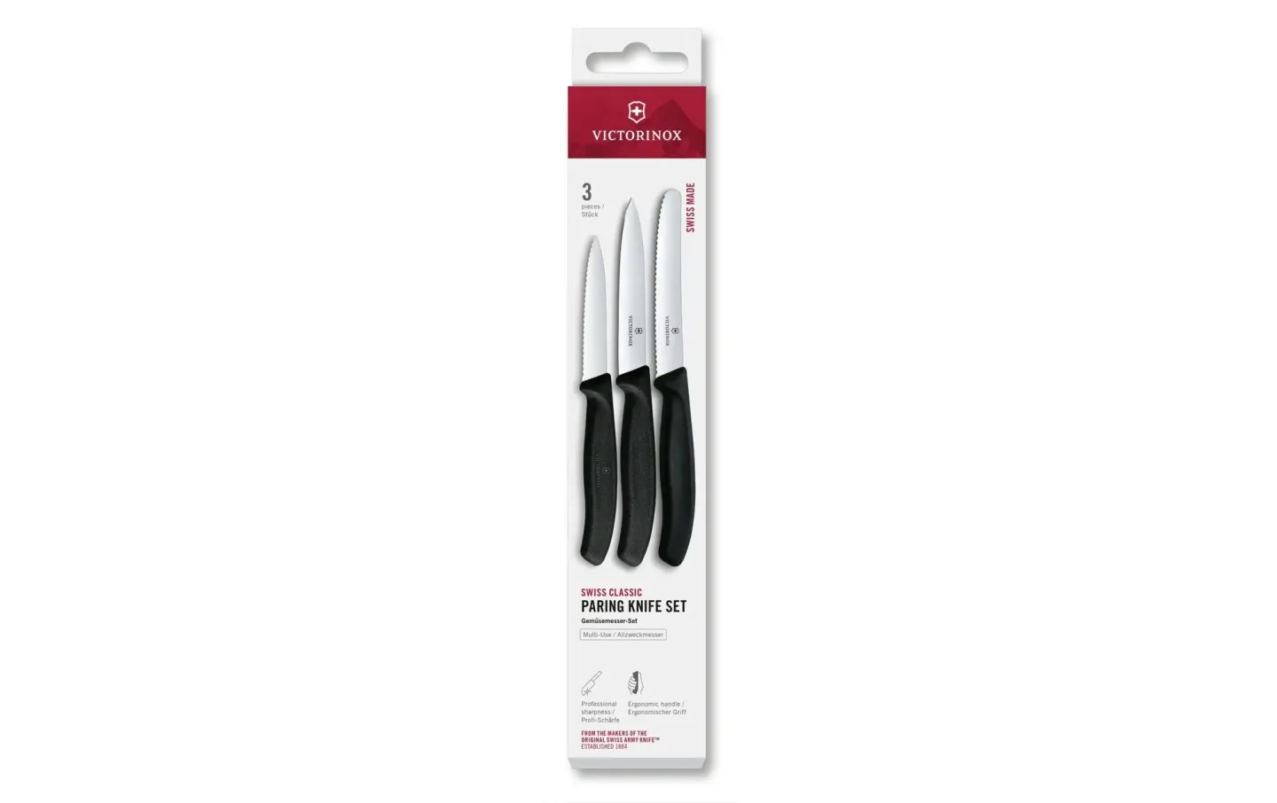 Alltron Gemüsemesser-Set Swiss Classic, Von Victorinox Schwarz | Schubiger Möbel