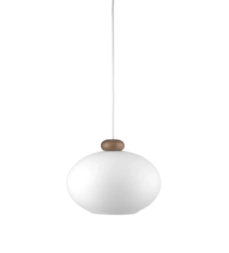 FDB Møbler U2 Hiti pendel Opal-walnut nature lacquered