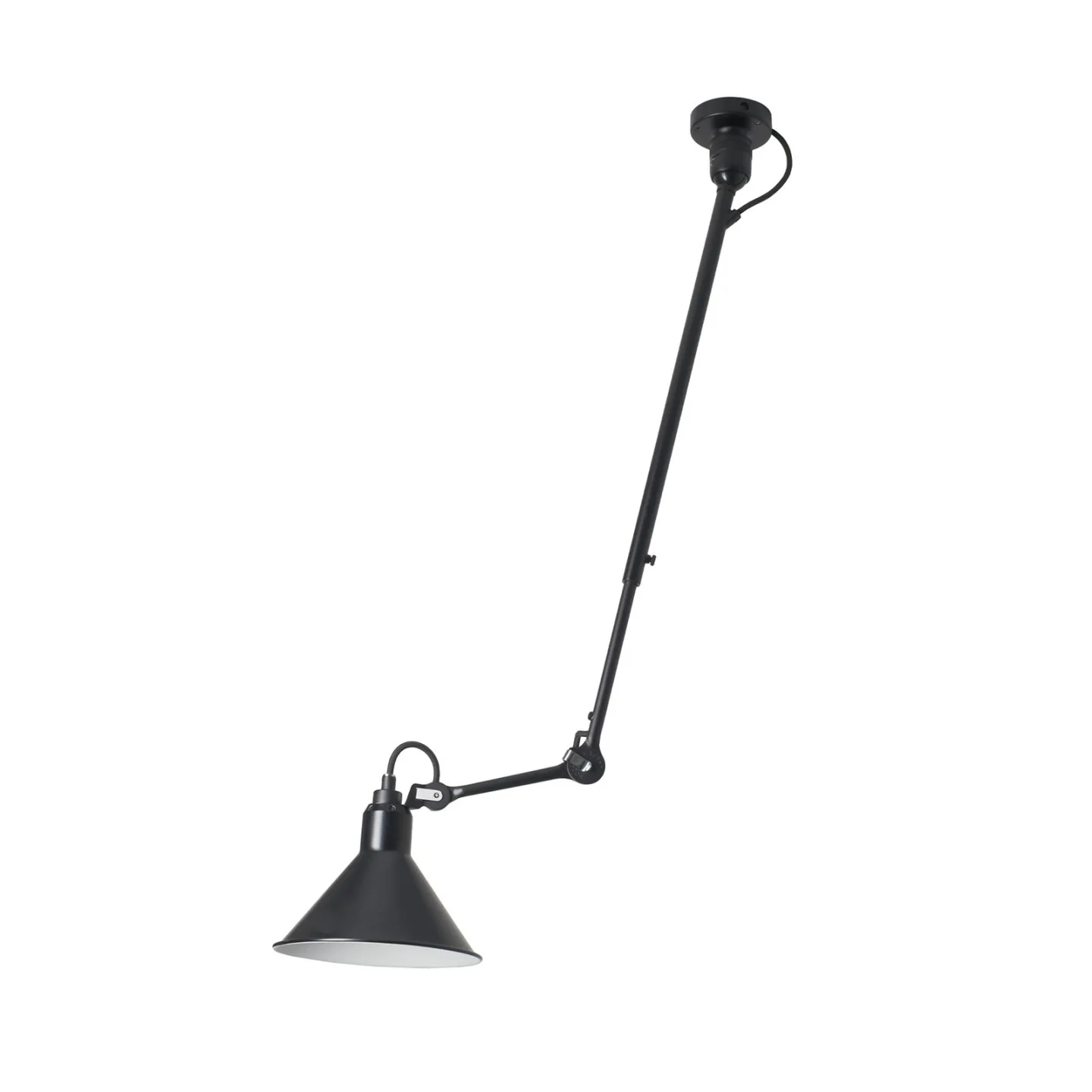 302 Loftlampe Sort (Conic) - Lampe Gras - Stue - Metal