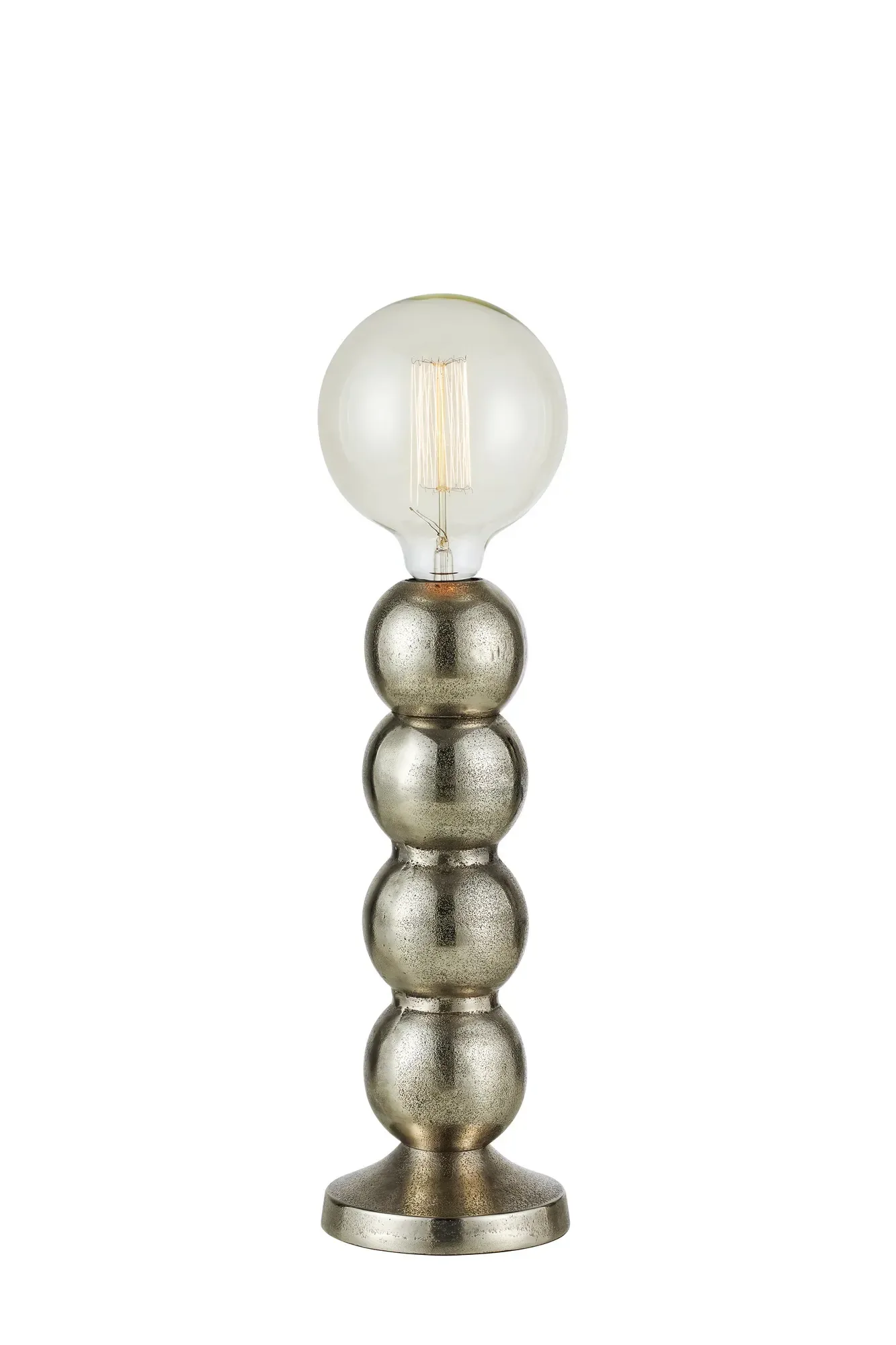 Gong Tischlampe Silber