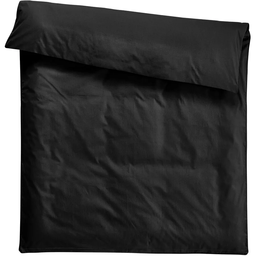 Duvetbezug Kos Schwarz Satin 240 cm 240 cm