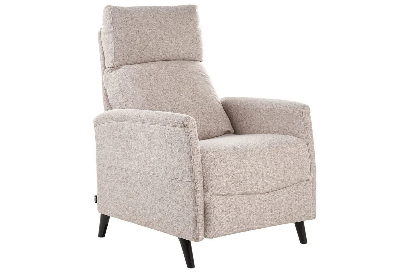 Reclinerfåtölj Selvik Beige/svart - Beige/svart