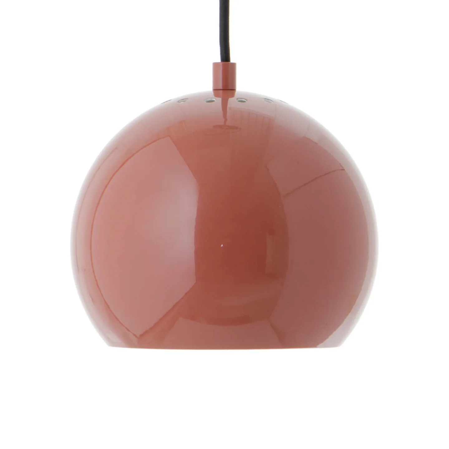Ball Pendel Glossy Red - Frandsen - Stue - Design - Metall - Med en lyskilde