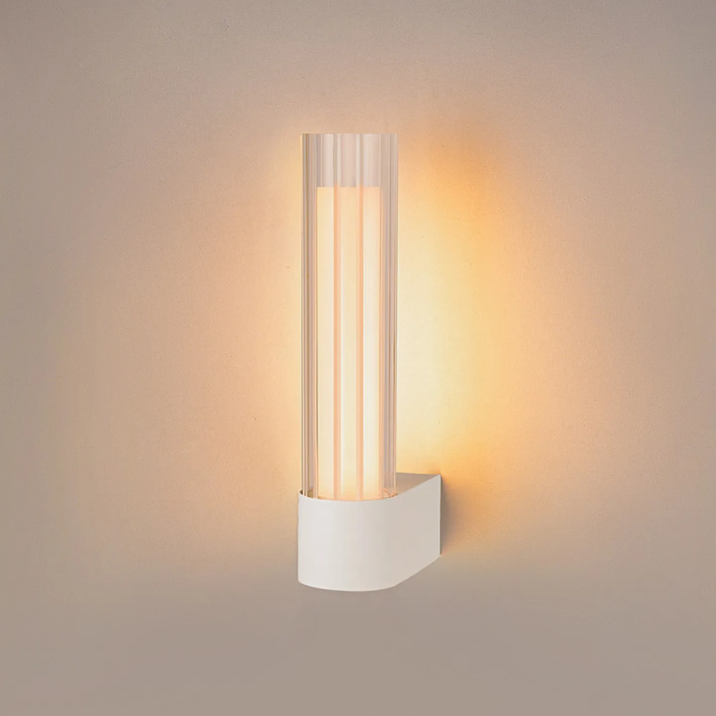 Lygant enkelt LED-væglampe, hvid, IP44, aluminium - SLV Lygant single - Badeværelse - Moderne - Med én lyskilde