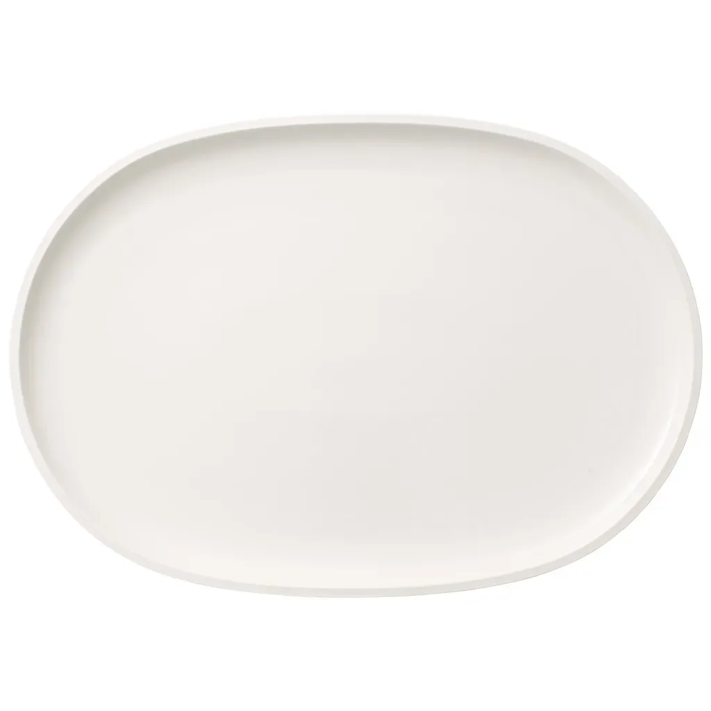 Villeroy & Boch Artesano Original ovaler Teller 30x43 cm Weiß