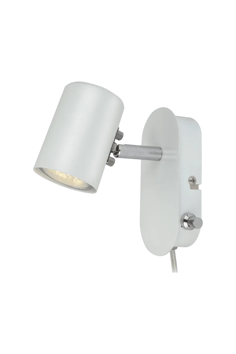 Aneta Lighting - Balder - Sänglampa - Vit