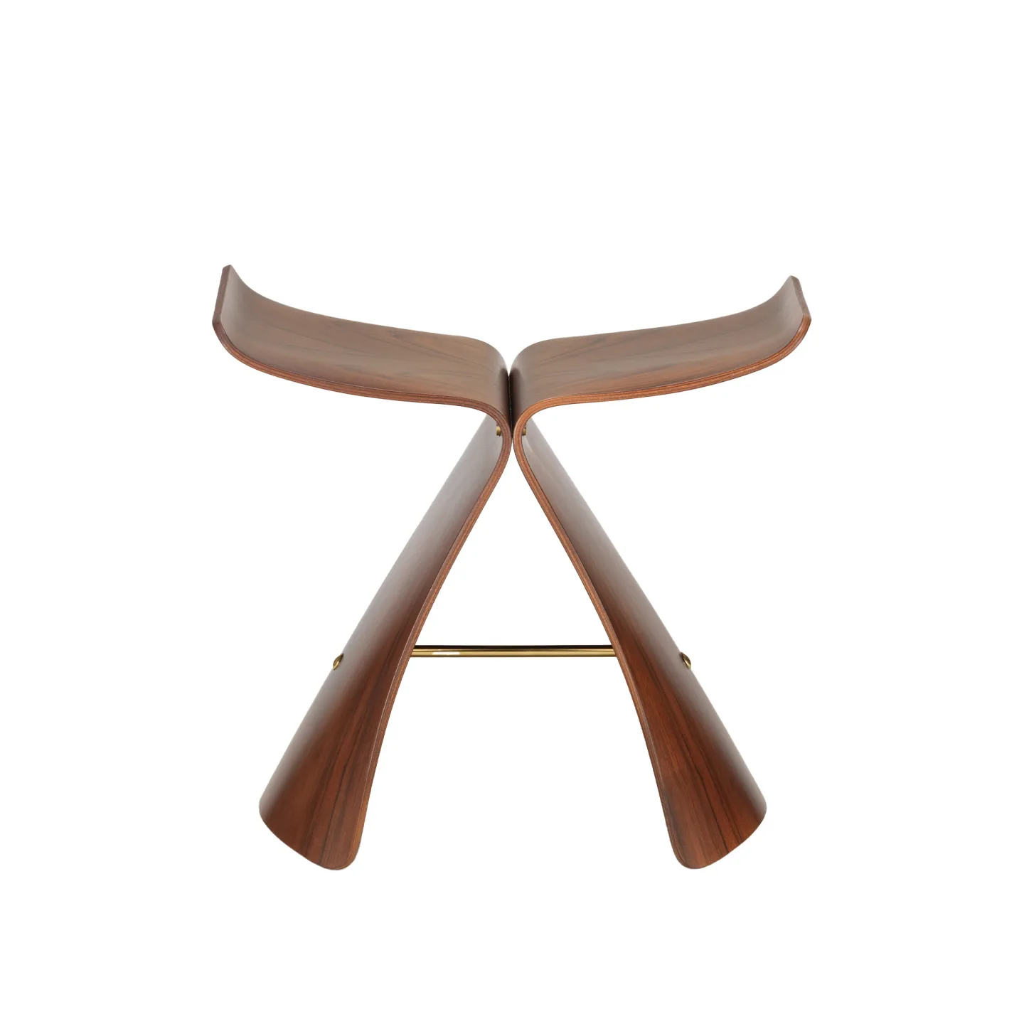 Vitra - Butterfly Stool, Palisander - Pallar - Sori Yanagi - Brun - Metall/Trä